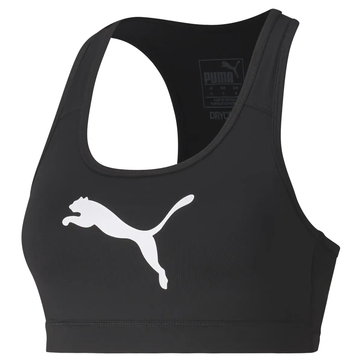 Puma 4Keeps Bra PM Siyah Sporcu Sütyeni