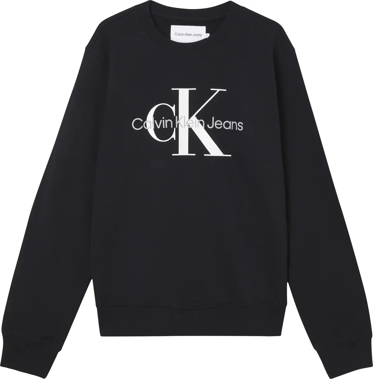 Calvin Klein CORE MONOLOGO SWEATS Kadın Siyah Sweatshirt