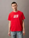 Calvin Klein SS SPORT LOGO CLASSI, TNC Kırmızı Erkek T-Shirt & Polo