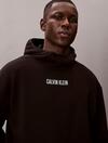 Calvin Klein HOODIE Siyah Erkek Kapüşonlu Sweatshirt