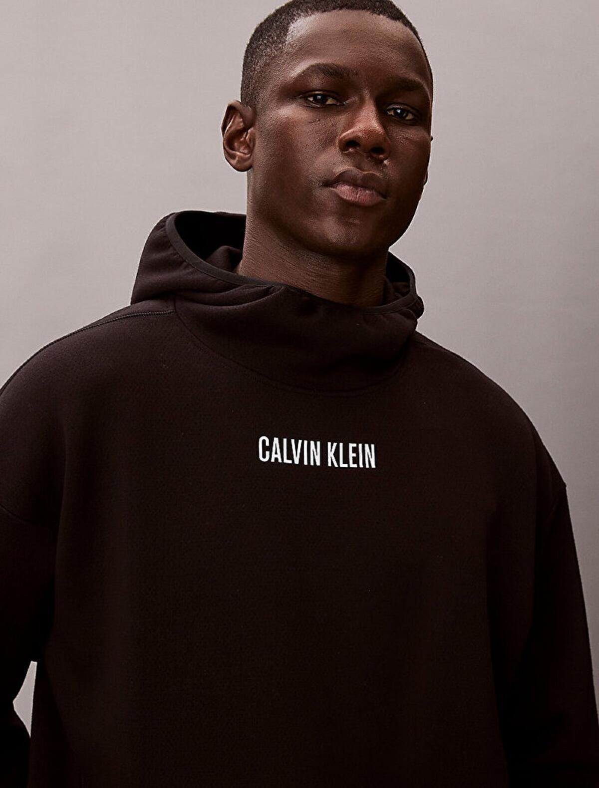 Calvin Klein HOODIE Siyah Erkek Kapüşonlu Sweatshirt