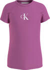 Calvin Klein MICRO MONOGRAM TOP Kadın Pembe T-Shirt