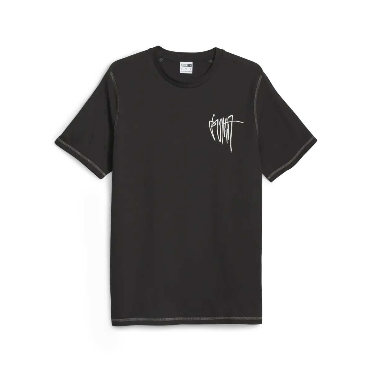 Puma CLASSICS RE:COLLECTION Graphic Tee Siyah Unisex T-Shirt