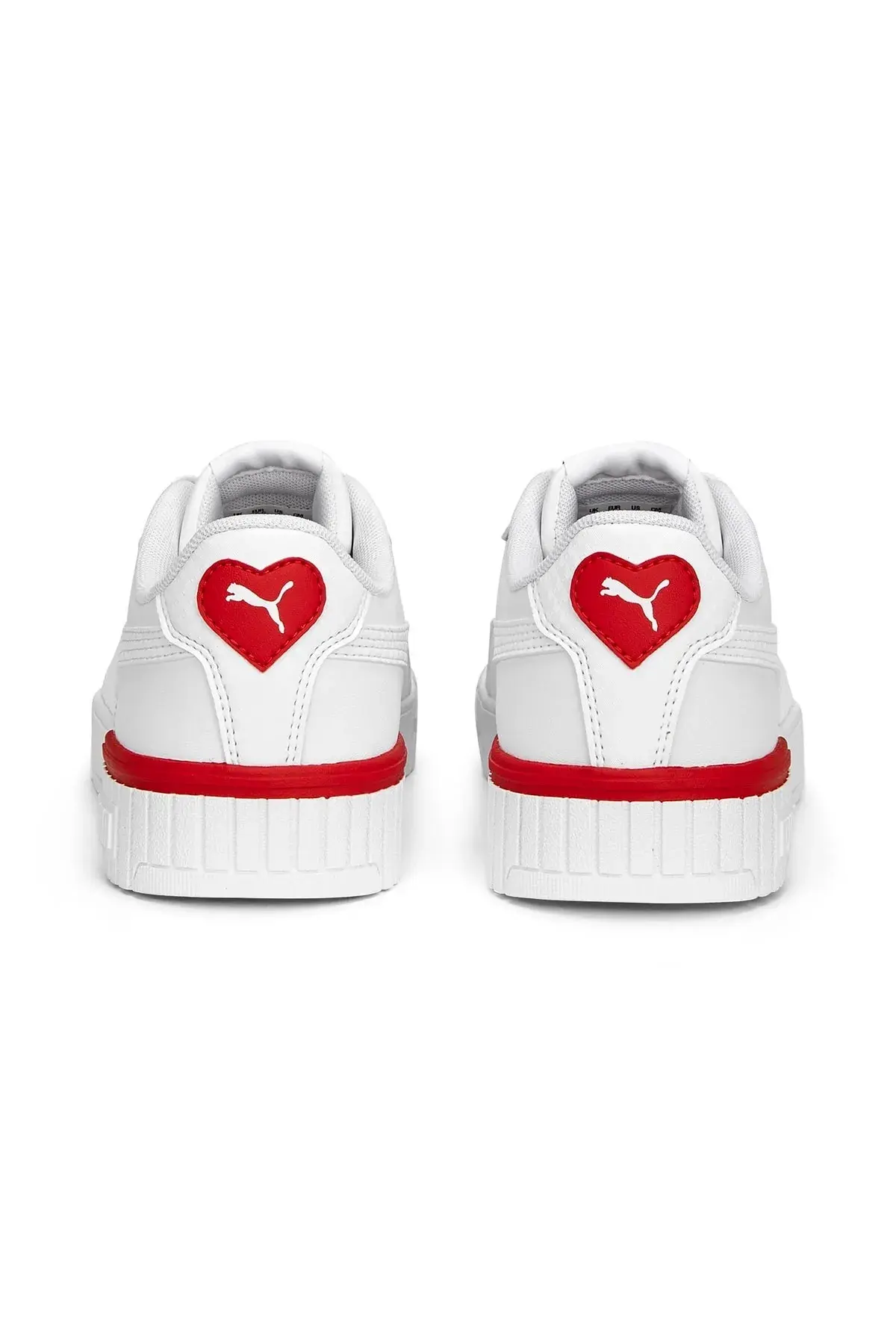 Puma Carina 2.0 Red Thread JR Beyaz Kadın Günlük Spor Ayakkabı