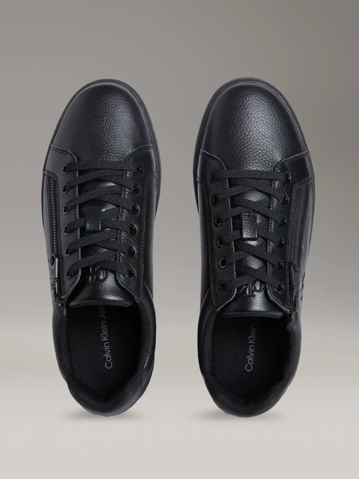Calvin Klein CLASSIC CUPSOLE ZIP LOW IN Siyah Erkek Günlük Spor Ayakkabı
