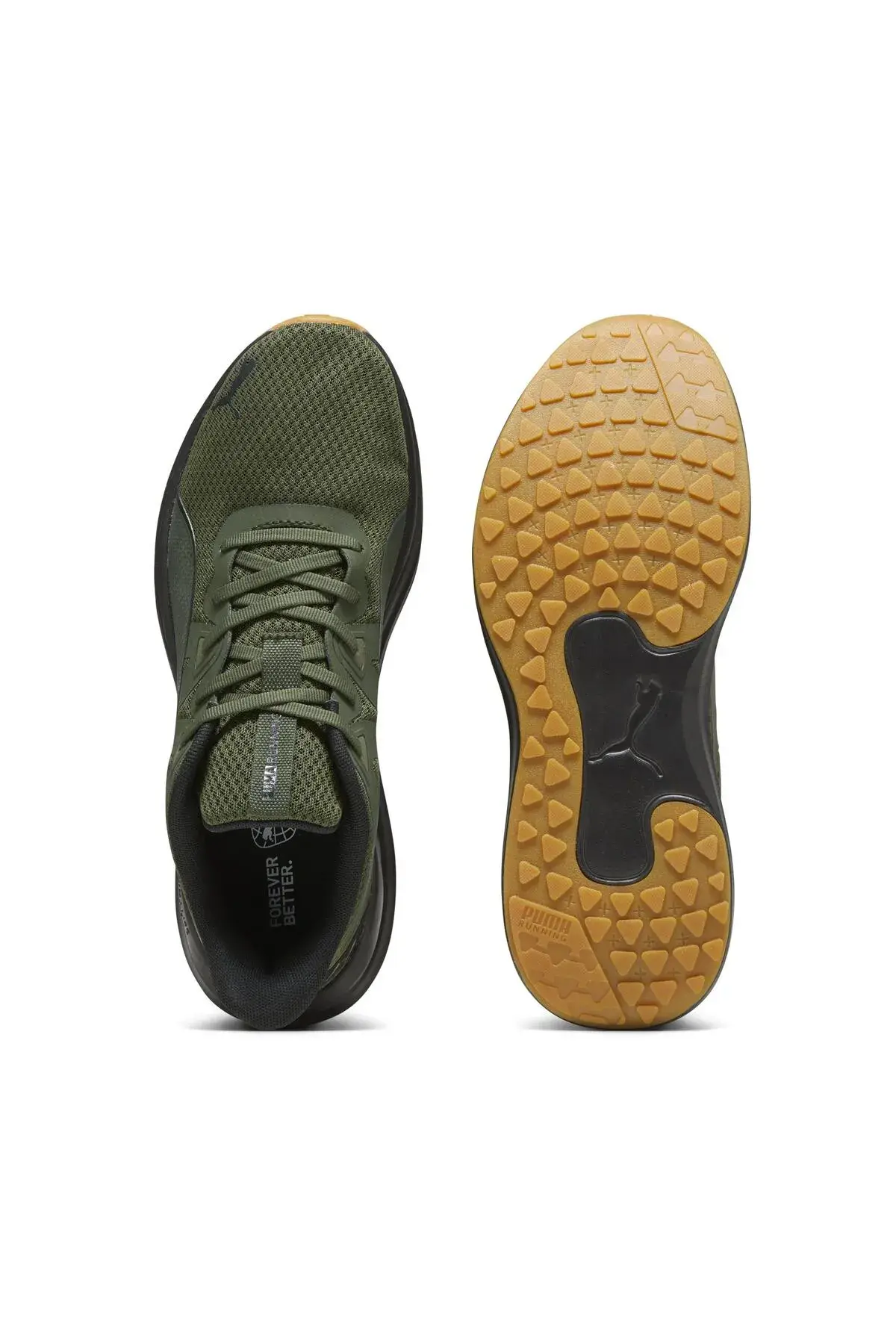 Puma Reflect Lite Yeşil Unisex Yürüyüş Ayakkabısı