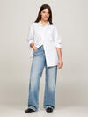 Tommy Hilfiger OXFORD OVERSIZED SHI Kadın Beyaz Gömlek