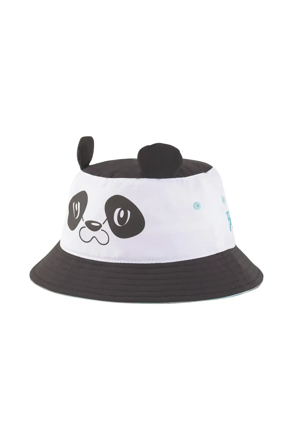 Puma Animal Bucket Panda Temalı Siyah Beyaz Çocuk Şapka
