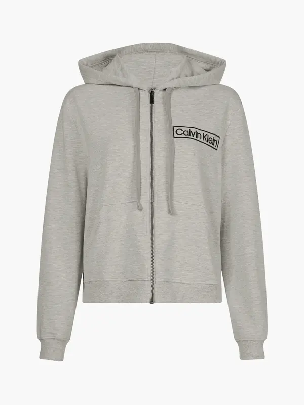 Calvin Klein L/S HOODIE Kadın Gri Hoodie