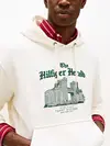 Tommy Hilfiger HERALD SKYLINE HOODY, Z00 Krem Erkek Hoodie