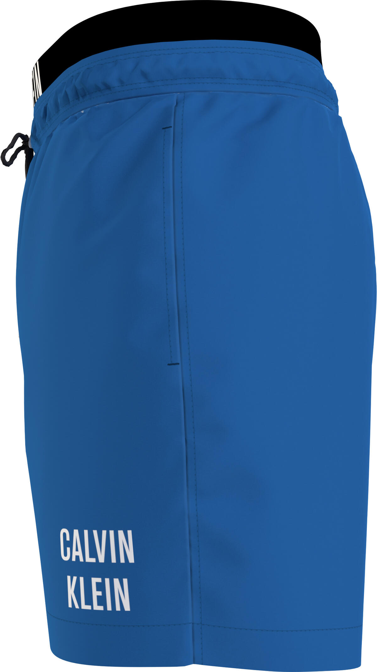 Calvin Klein MEDIUM DOUBLE WB Erkek Mavi Deniz Şortu