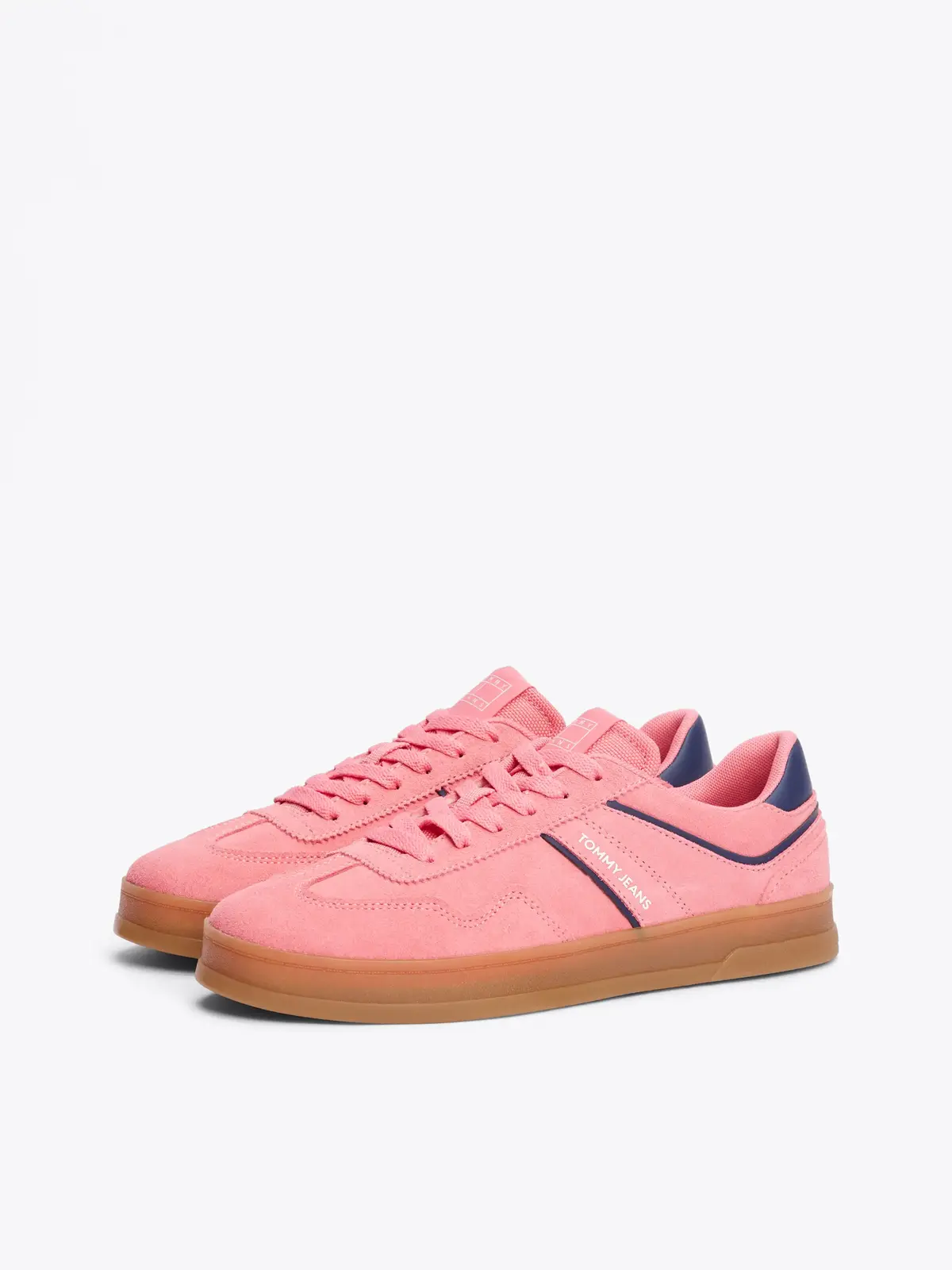 Tommy Hilfiger THE GREENWICH SUEDE, TIG Pembe Kadın Spor Ayakkabı & Sneaker