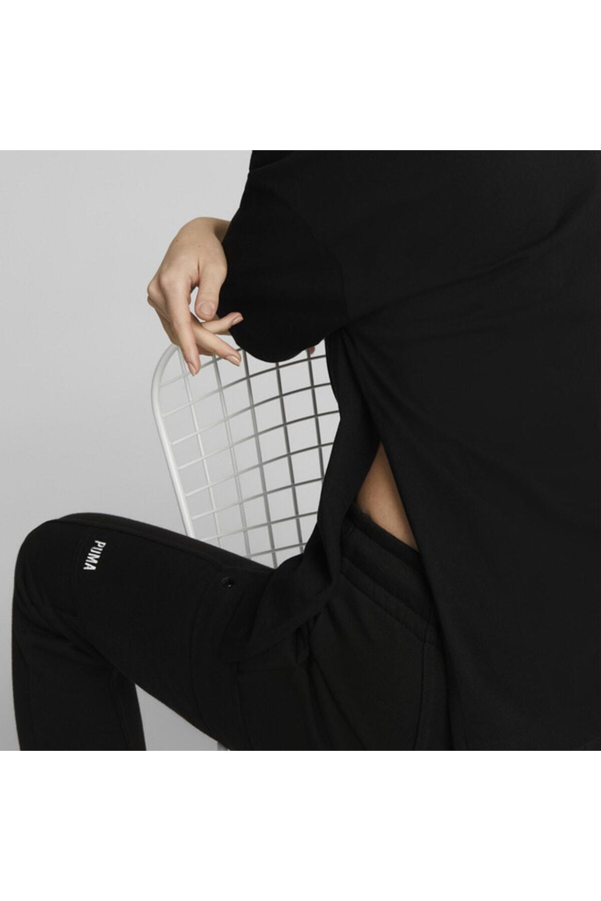 Puma Classics Oversized Tee Siyah Kadın T-Shirt