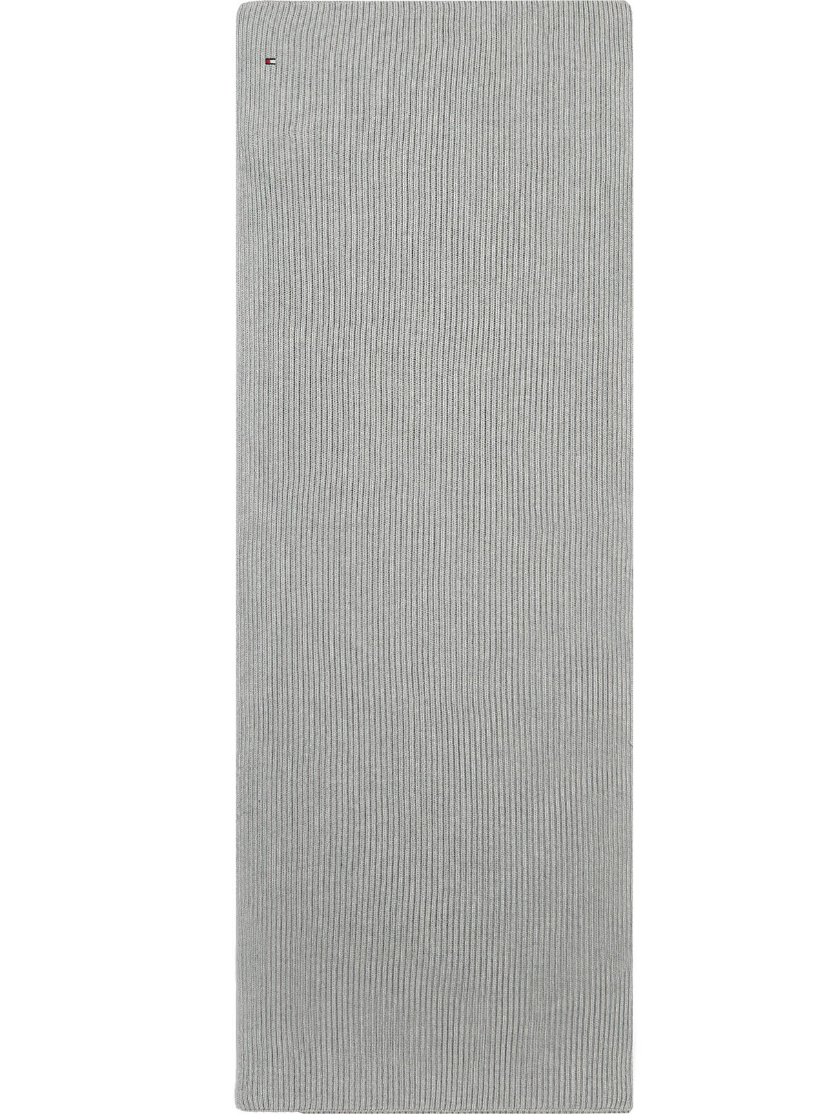 Tommy Hilfiger ESSENTIAL FLAG KNIT Kadın Gri Atkı