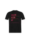 Calvin Klein SS 30S EU CALVIN KLE, UB1 Siyah Erkek T-Shirt