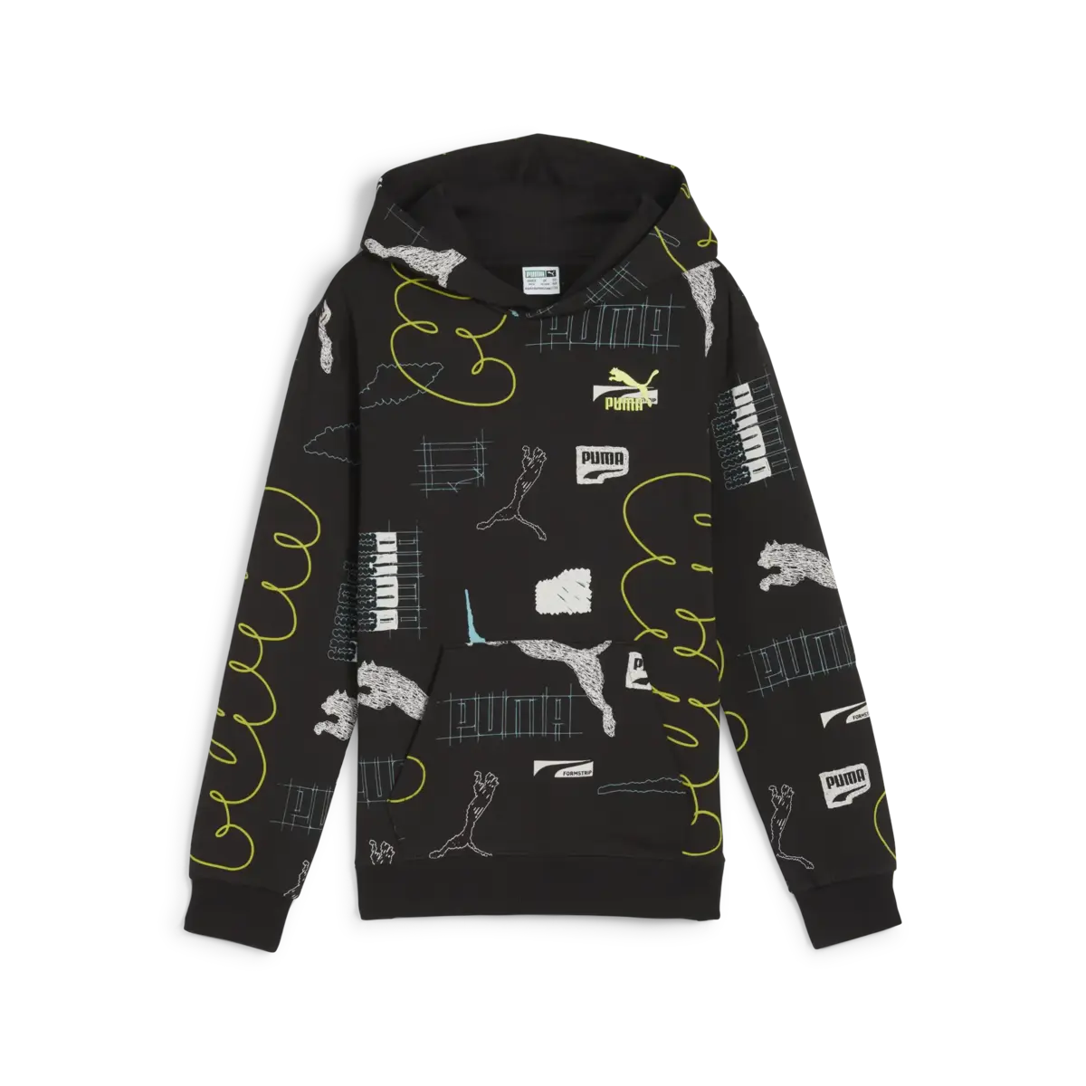 Puma CLASSICS BRAND LOVE Hoodie Siyah Erkek Sweatshirt