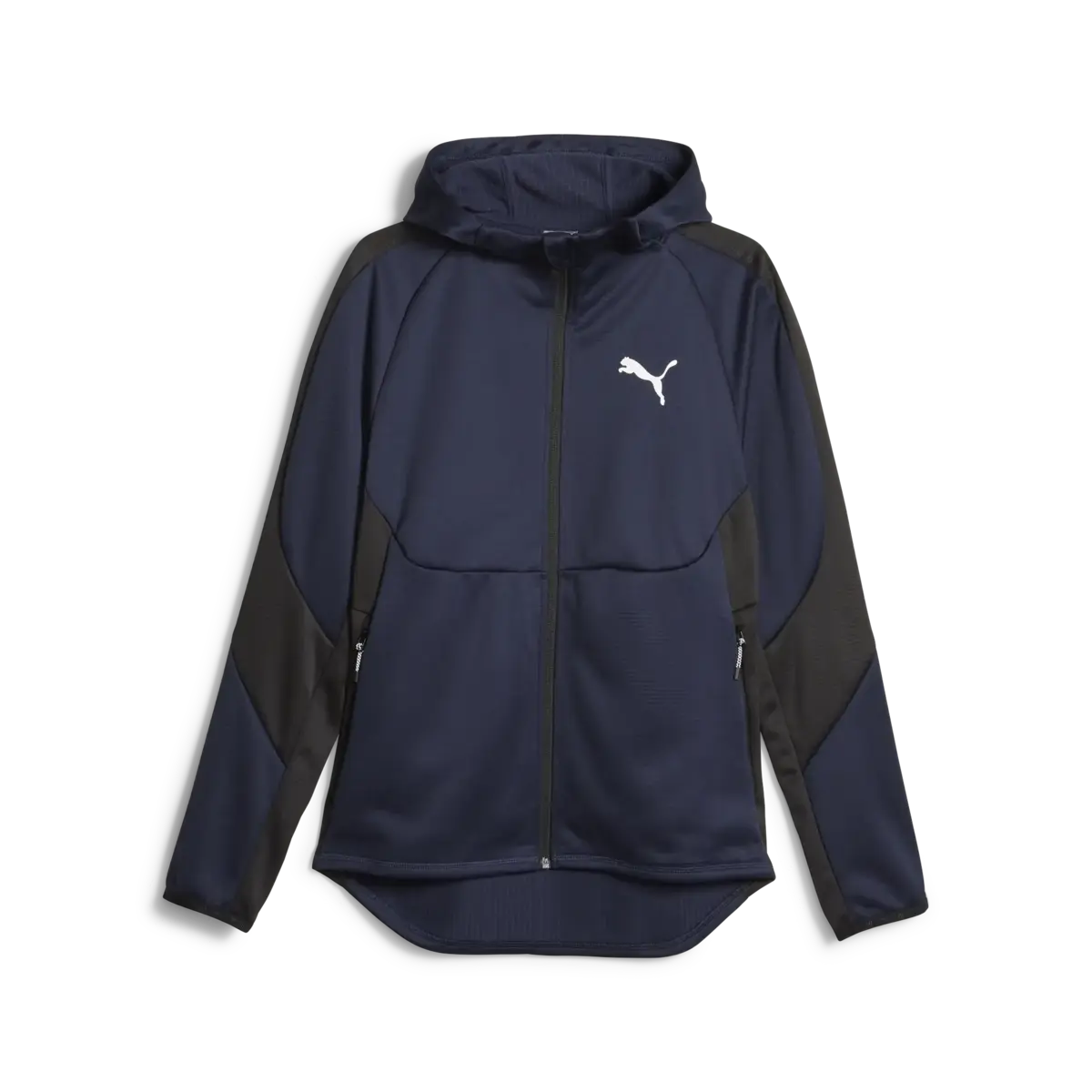 Puma EVOSTRIPE Full-Zip Hoodie Lacivert Erkek Hoodie