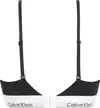 Calvin Klein LIGHTLY LINED TRIANG Kadın Siyah Bralet