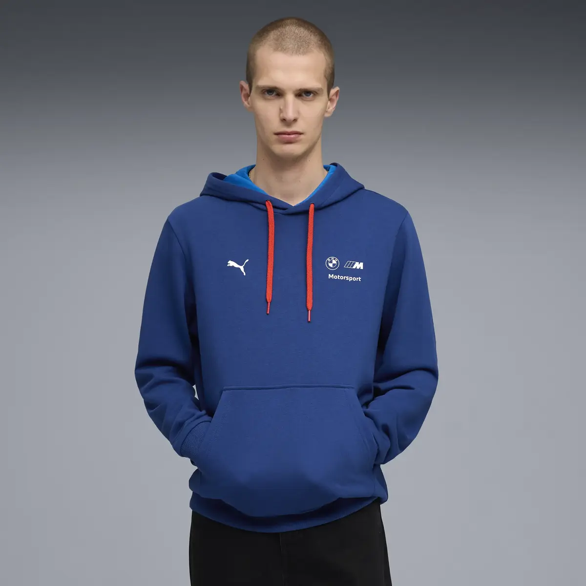 Puma BMW MMS Ess Hoodie Ft Mavi Erkek Sweatshirt
