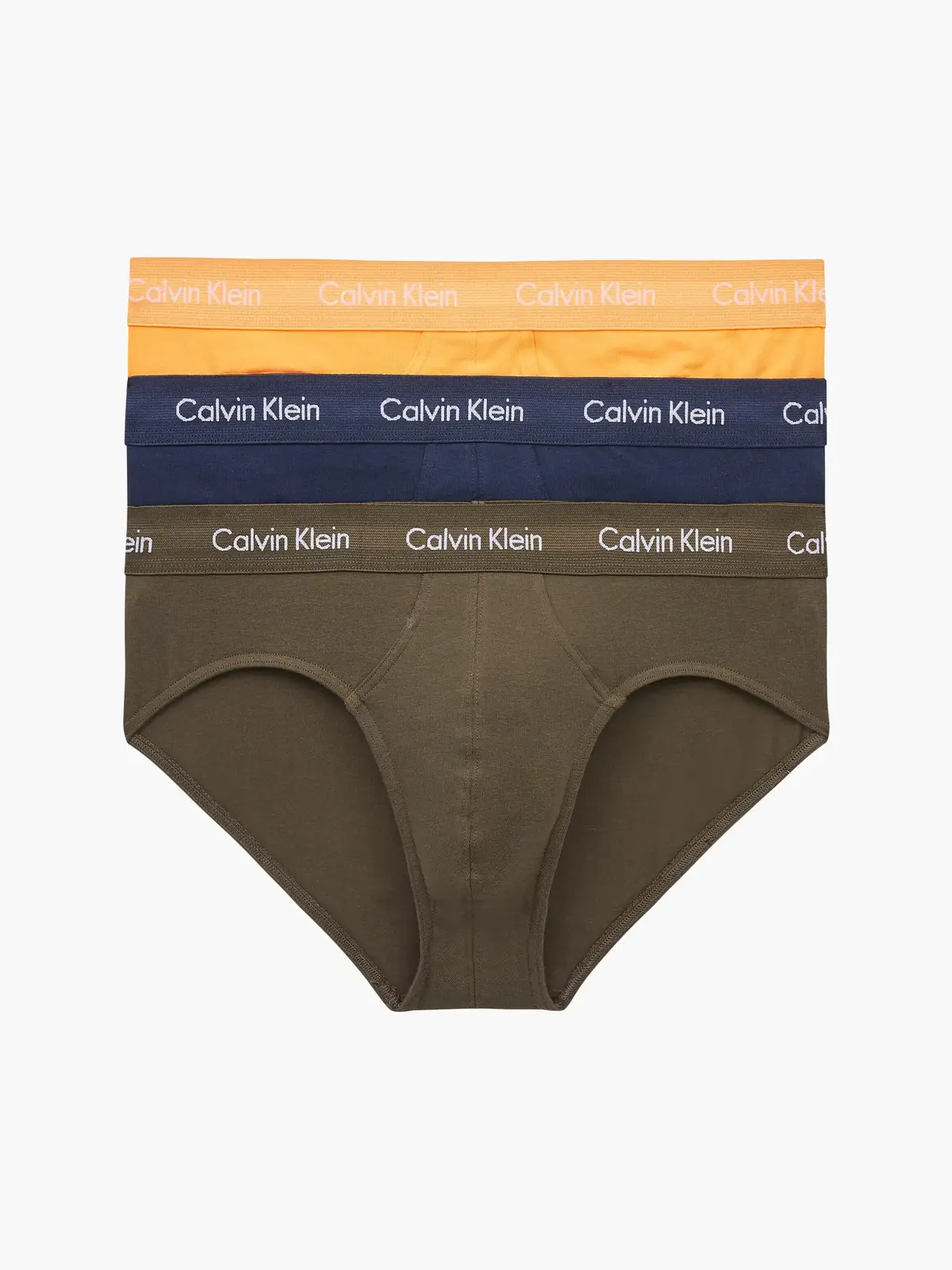 Calvin Klein HIP BRIEF 3PK Erkek Kahverengi Slip Set
