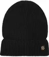 Tommy Hilfiger LUXE CASHMERE BEANIE Kadın Siyah Bere