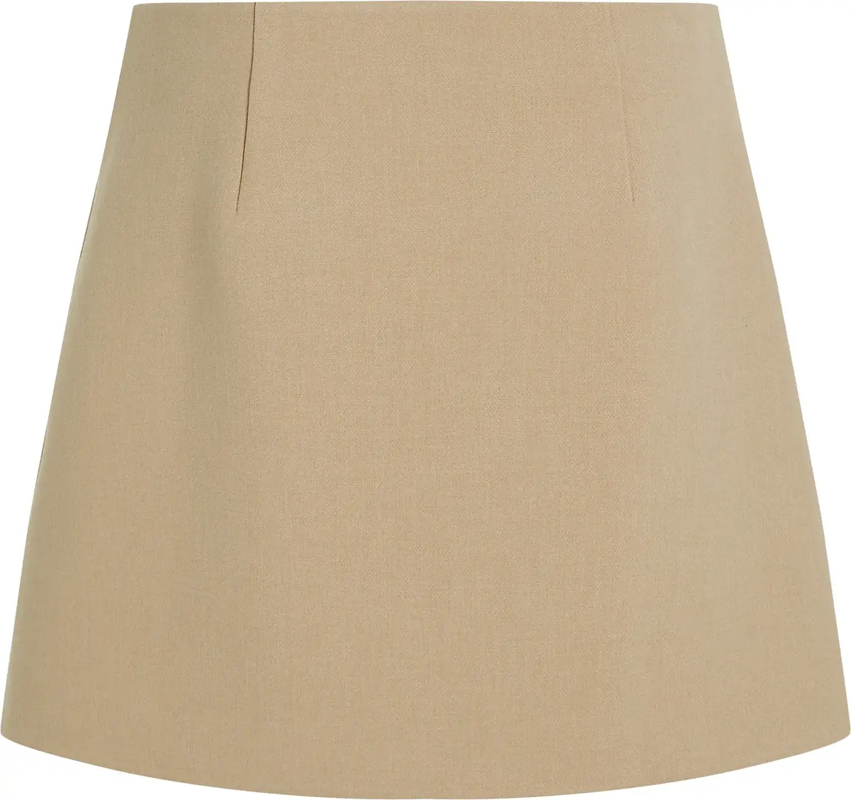 Tommy Hilfiger PUNTO SHORT SKIRT, 0GC Bej Kadın Elbise-Etek