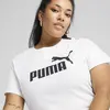 PUMA ESS No. 1 Logo Tee Beyaz Kadın T-Shirt
