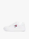Tommy Hilfiger TJW RETRO BASKET ESS, YBS Beyaz Kadın Spor Ayakkabı & Sneaker