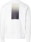 Calvin Klein OMBRE PRINT SWEATSHI Erkek Beyaz Sweatshirt