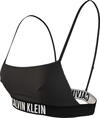Calvin Klein BRALETTE-RP Kadın Siyah Bikini Üstü