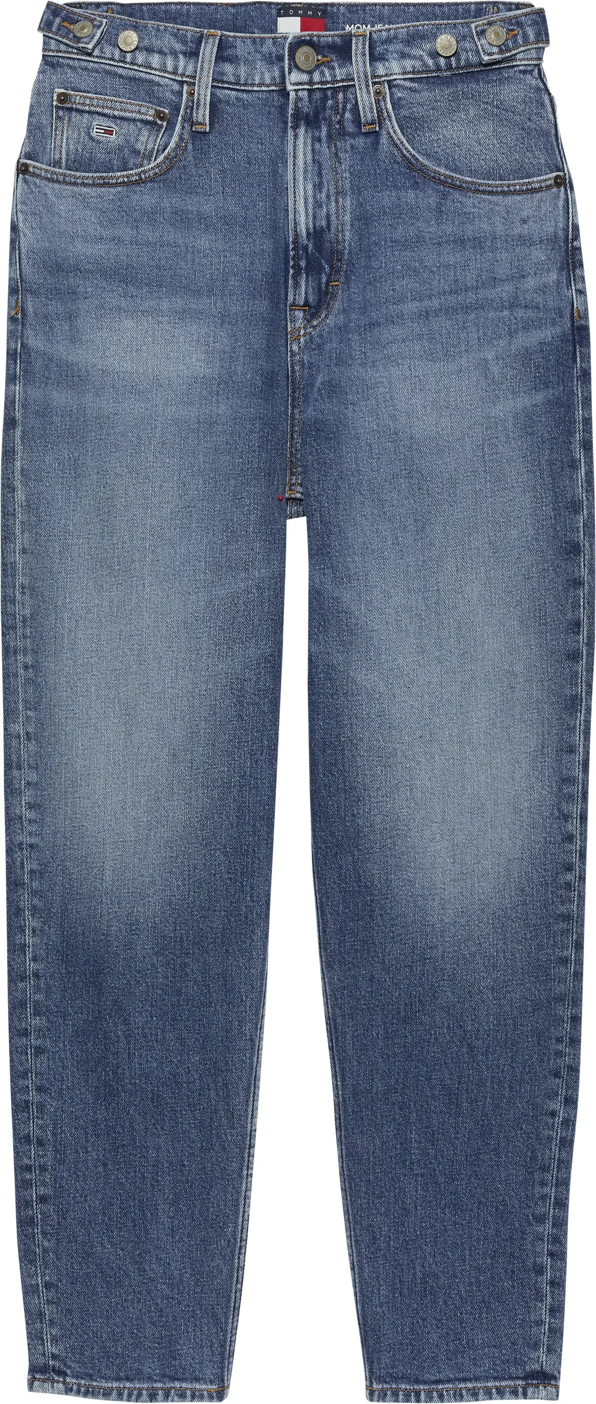 Tommy Hilfiger MOM JEAN UH TPR TAB, 1A5 Mavi Kadın Jean Pantolon