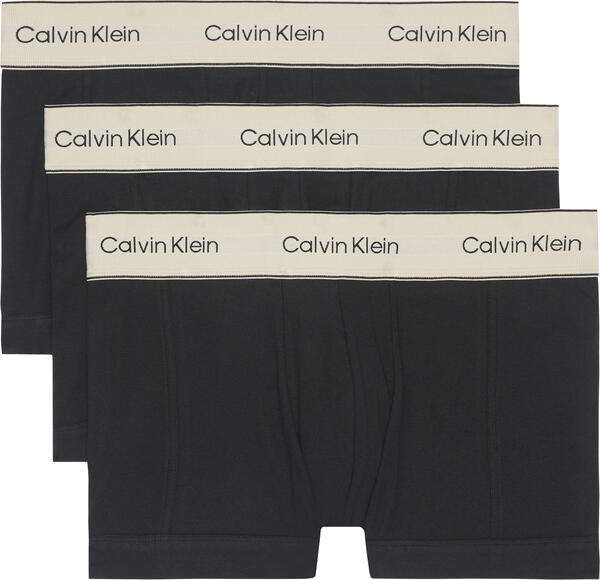 Calvin Klein TRUNK 3PK Siyah Erkek Boxer