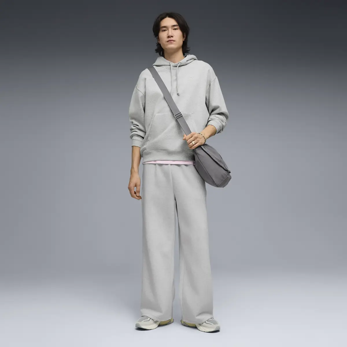 Puma Fade Nitro LS S Gri Erkek Spor Ayakkabı