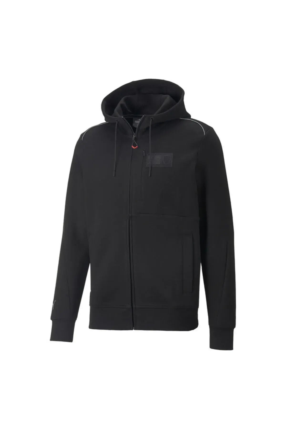 Puma Ferrari Style Hooded Sweat Jacket Siyah Erkek Fermuarlı Hoodie