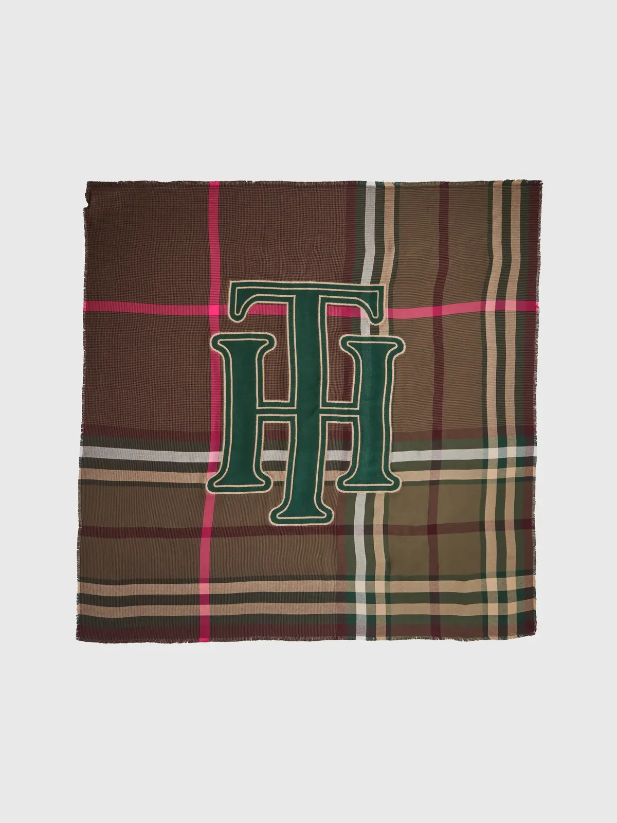 Tommy Hilfiger FEMININE PREP BLANKE Kadın Yeşil Atkı