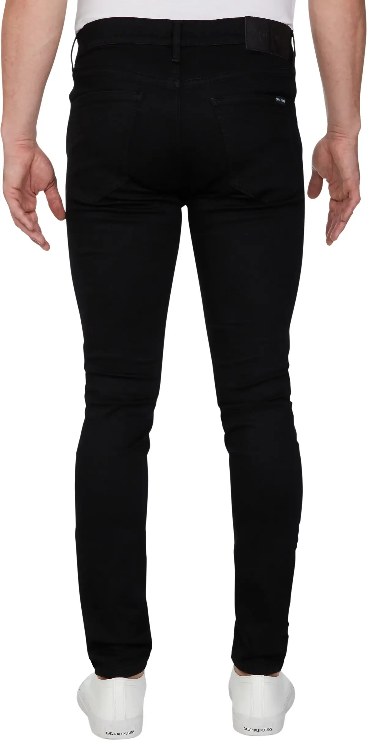 Calvin Klein SUPER SKINNY Erkek Antrasit Kot Pantolon