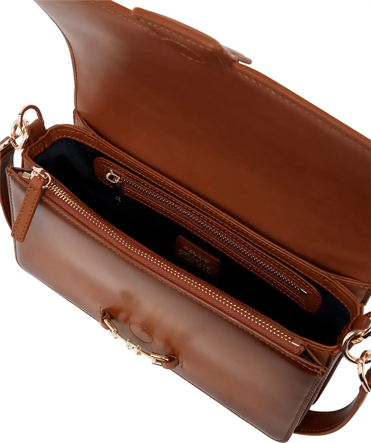 Tommy Hilfiger HERITAGE LEATHER CON, 0HD Kahverengi Kadın Çanta & Cüzdan