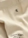Calvin Klein STACK LOGO LEGGING Bebek Krem Tayt