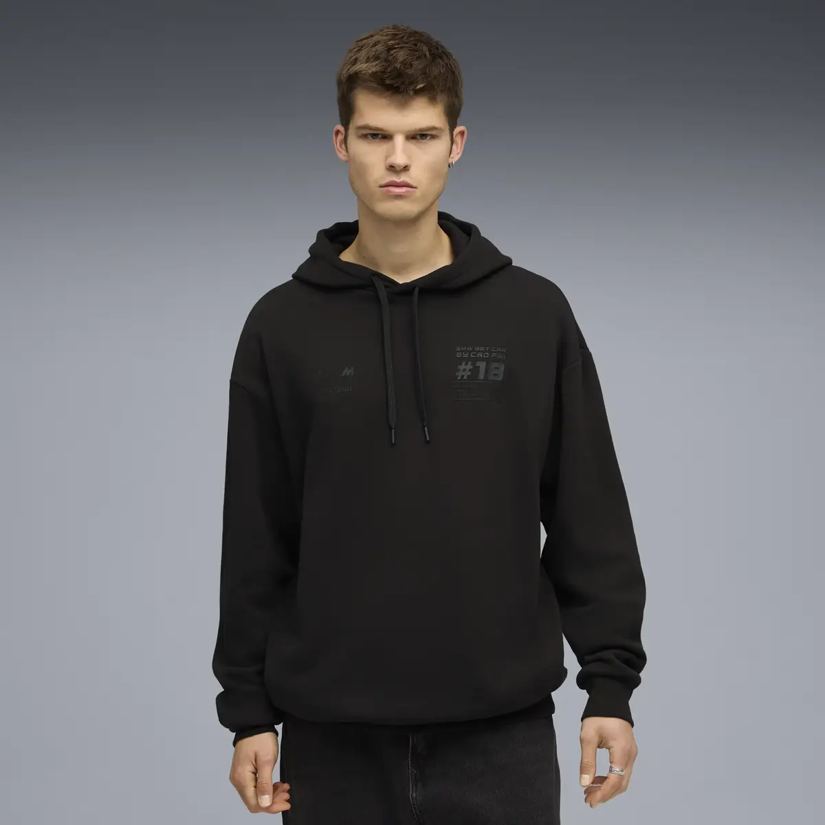 PUMA BMW MMS CAO FEI RACER HOODIE Siyah Erkek Hoodie