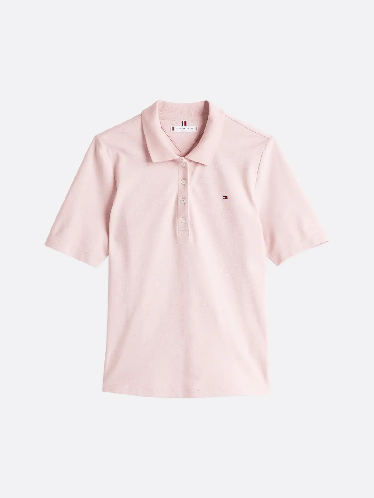 Tommy Hilfiger 1985 REG PIQUE POLO, TQN Pembe Kadın T-Shirt & Polo