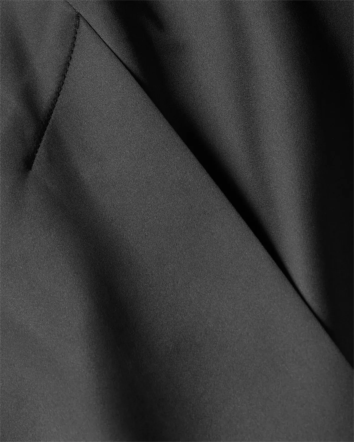 Calvin Klein DUCHESS SATIN MAXI T Kadın Siyah Trençkot