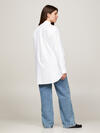 Tommy Hilfiger OXFORD OVERSIZED SHI Kadın Beyaz Gömlek
