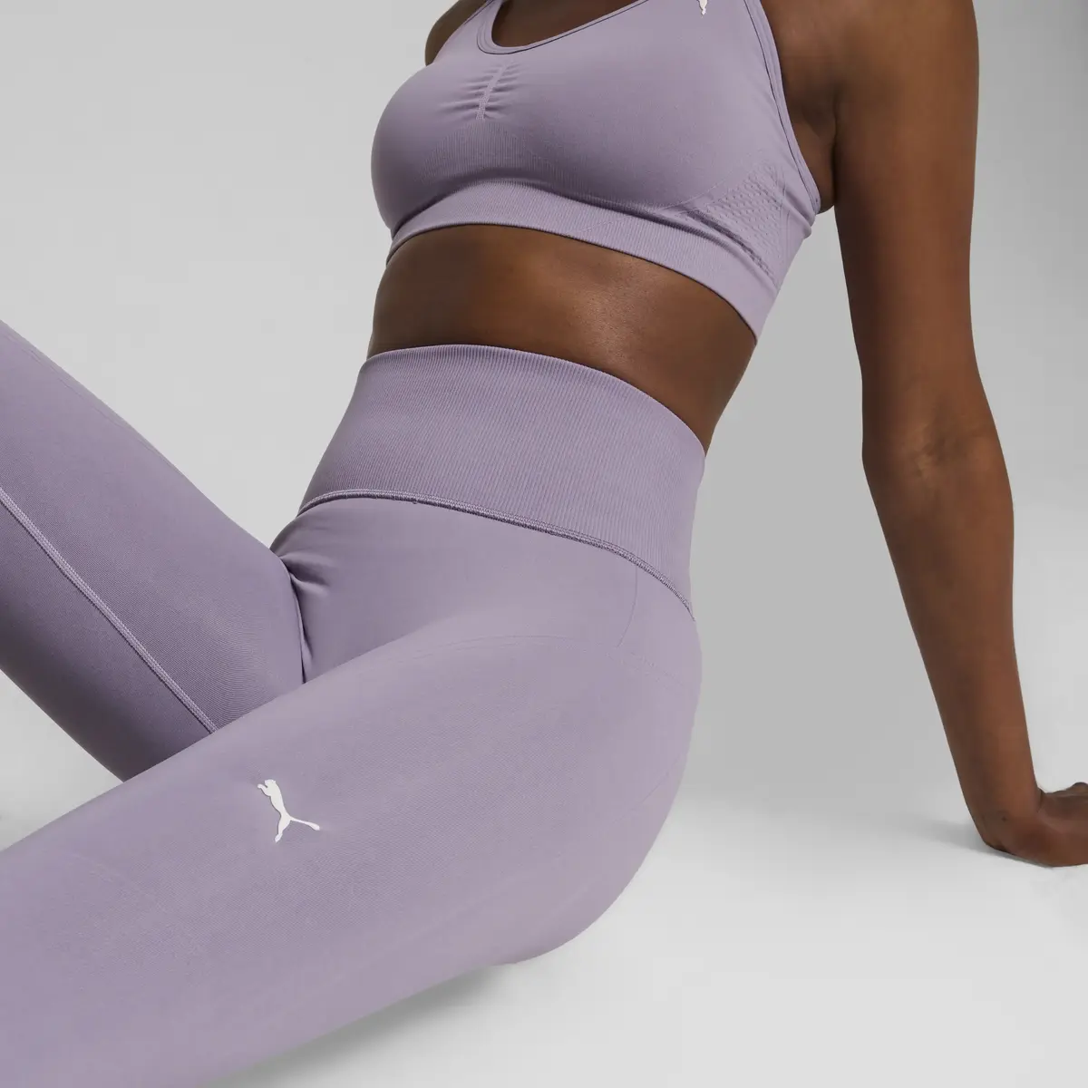 Puma SHAPELUXE SEAMLESS TIGHT Mor Kadın Tayt