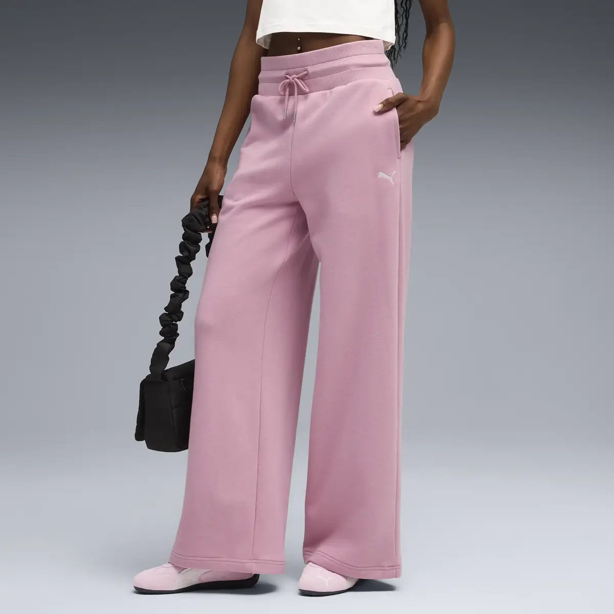 Puma WARDROBE ESS Sweatpants Pembe Kadın Eşofman Altı