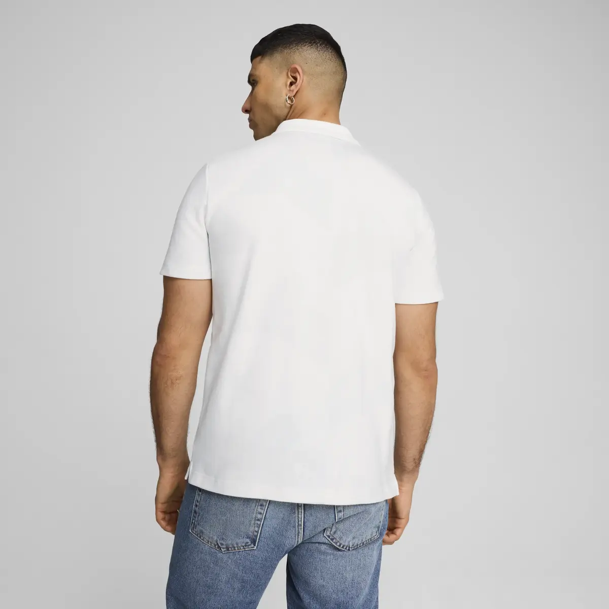 Puma BMW MMS JAQUARD POLO Beyaz Erkek T-Shirt