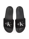 Calvin Klein SLIDE MONOGRAM CV Siyah Terlik