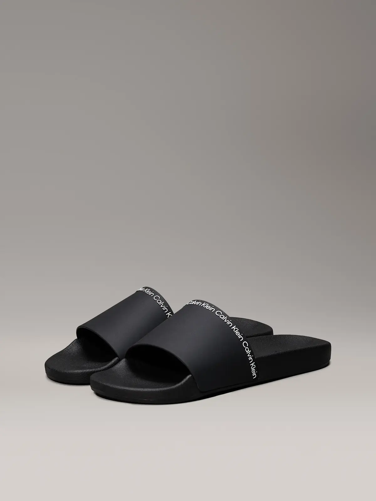 Calvin Klein POOL SLIDE RUBBER, BEH Siyah Erkek Terlik