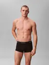 Calvin Klein LOW RISE TRUNK 3PK Siyah Erkek 3lü Boxer Set