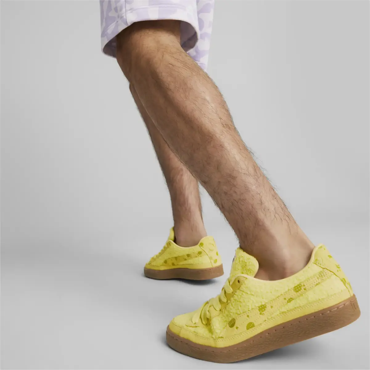 Puma Suede SPONGEBOB Sarı Kadın Günlük Spor Ayakkabı