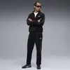 Puma ESS ELEVATED Velour Jacket Siyah Erkek Ceket